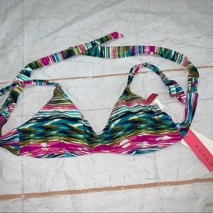 Sessa Women's bikini Halter Top size M Batik NWT Padded